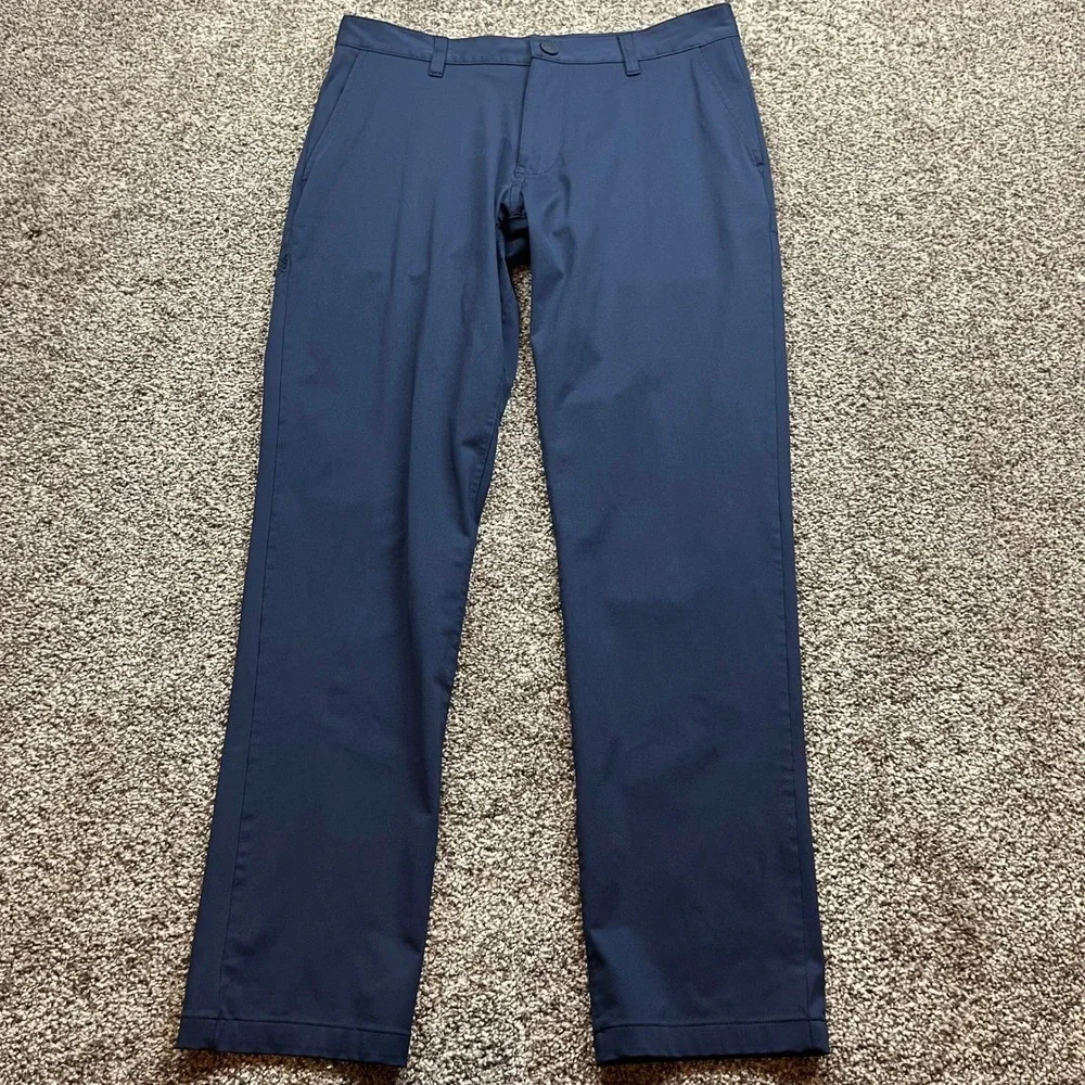 Rhone Golf Pants Mens 31X28 Navy Blue Stretch Athletic Fit Performance